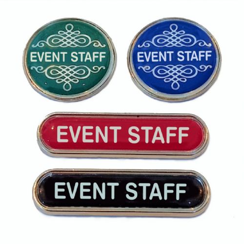 EVENT STAFF badge